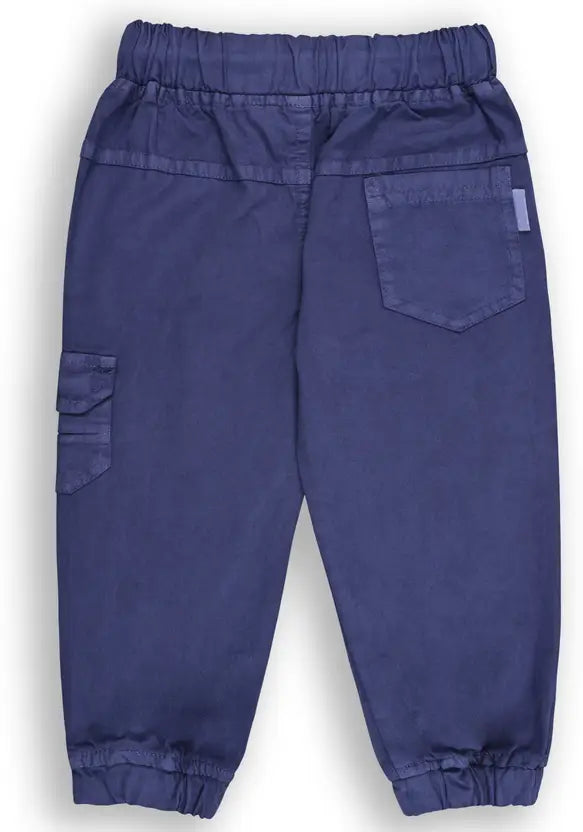 Boys Cargo Cotton Elastic Trouser
