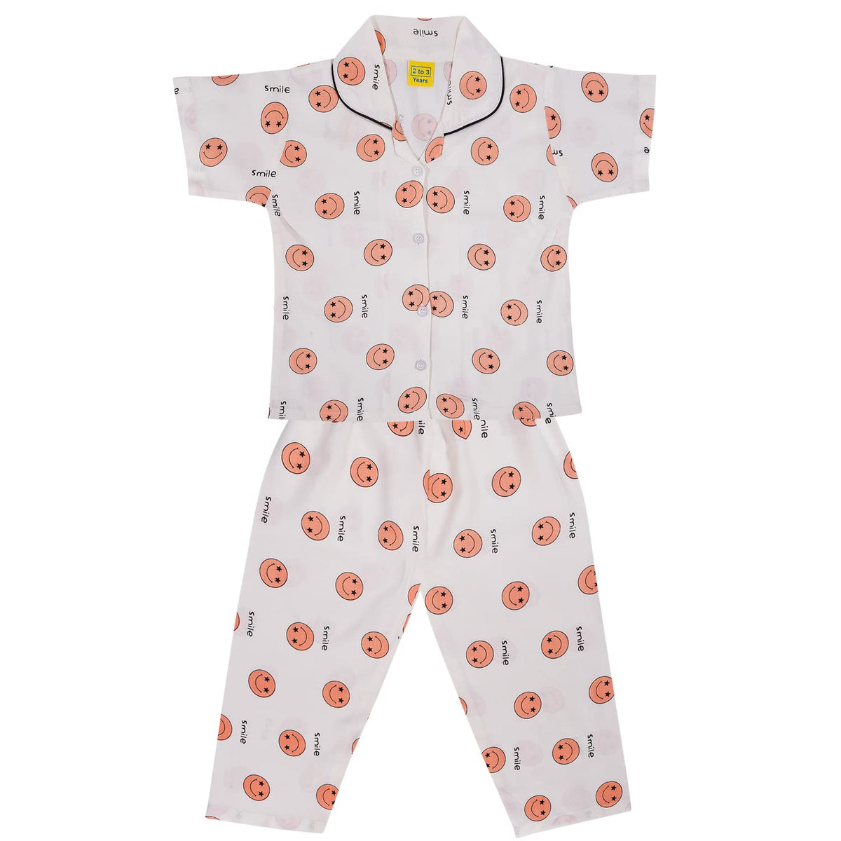 Wish Karo Cotton Sleepwear for Boys & Girls-(ND21ylw)