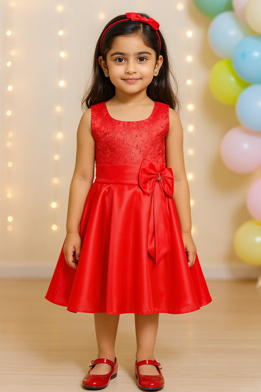 Baby Girls Embellished Party Wear Dress