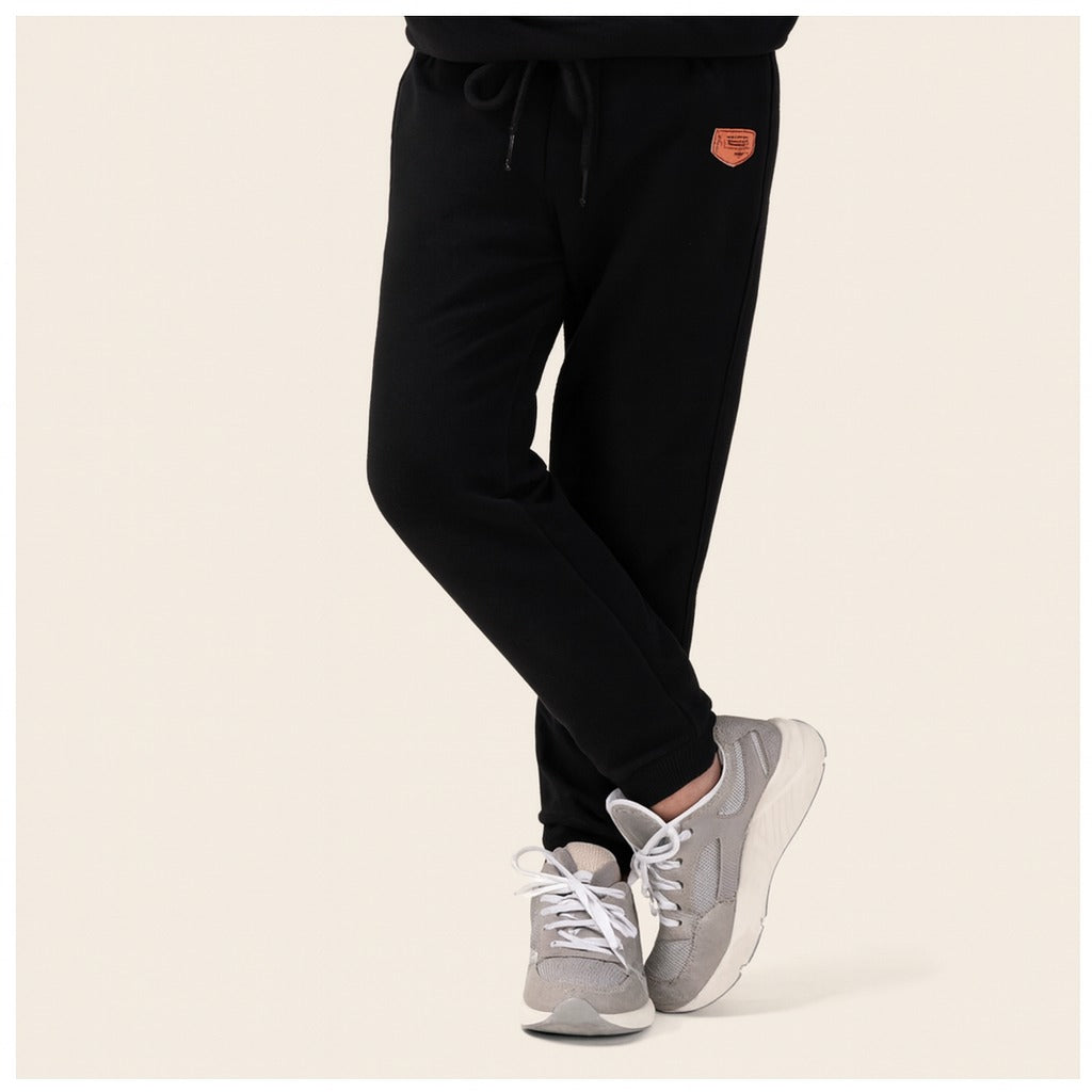 Boys Cotton Elastic Casual Trouser