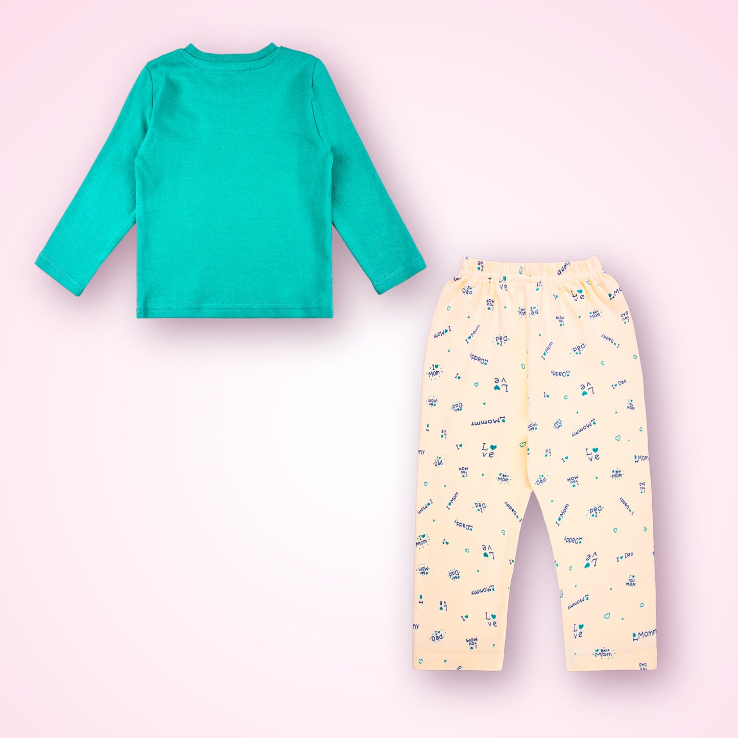 Girls and Boys Printed Top and Bottom Set