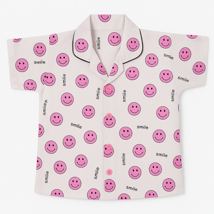Unisex Printed Top and Bottom Pyjamas Night Dress
