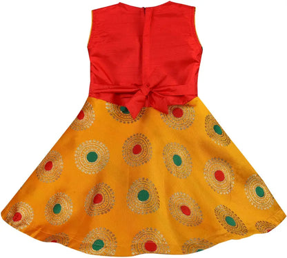 Baby Girls Embellished Ethnic Frocks Dress