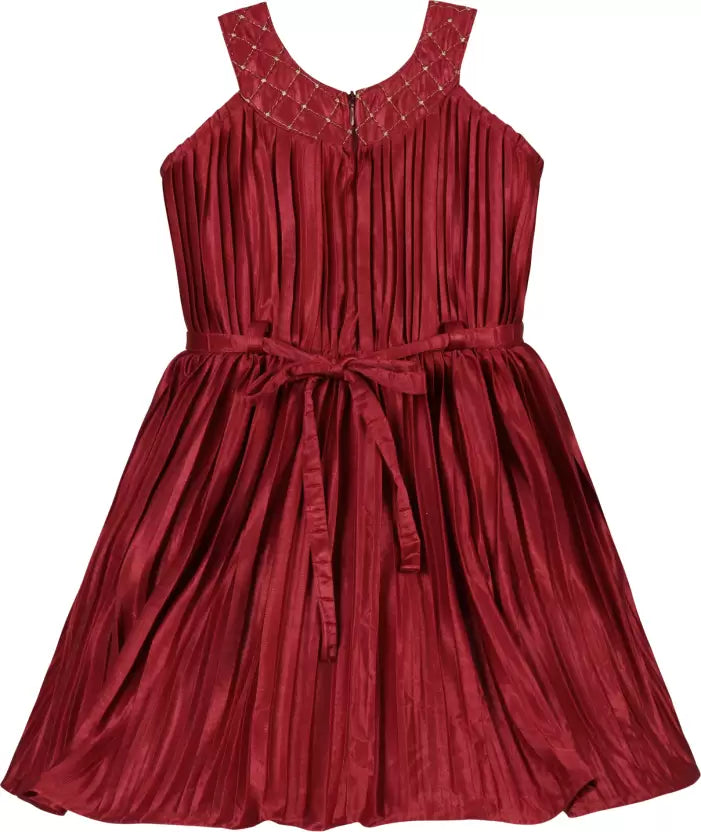 Girls Midi/Knee Length Party Dress
