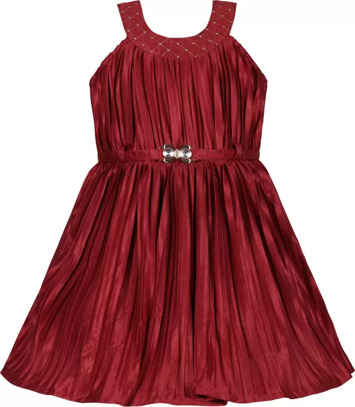 Girls Midi/Knee Length Party Dress