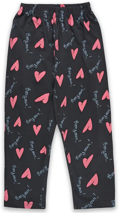Unisex Cotton Tshirt and Trouser Nightsuit Set