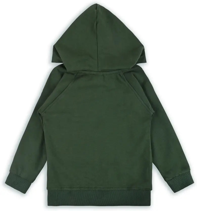 Wishkaro Unisex Cotton Applique Full Sleeve Hooded Sweatshirt