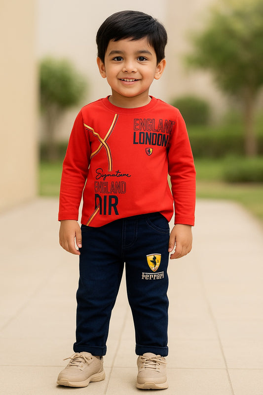 Boys T-shirt and Pant Clothing Set