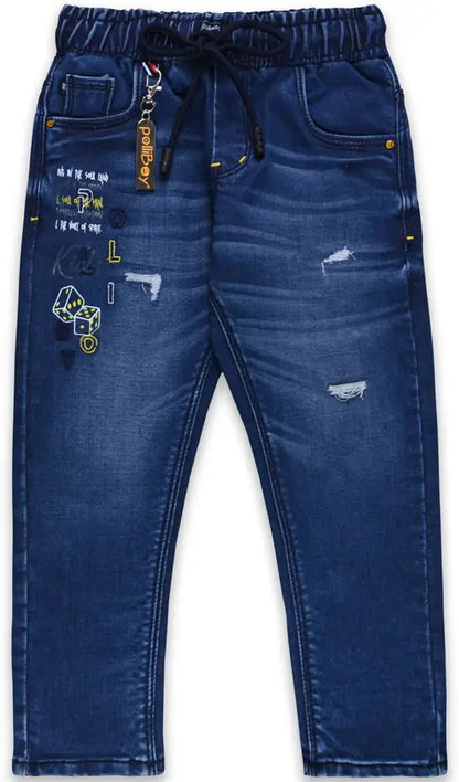 Boys Stylish Denim with Belt Accessory