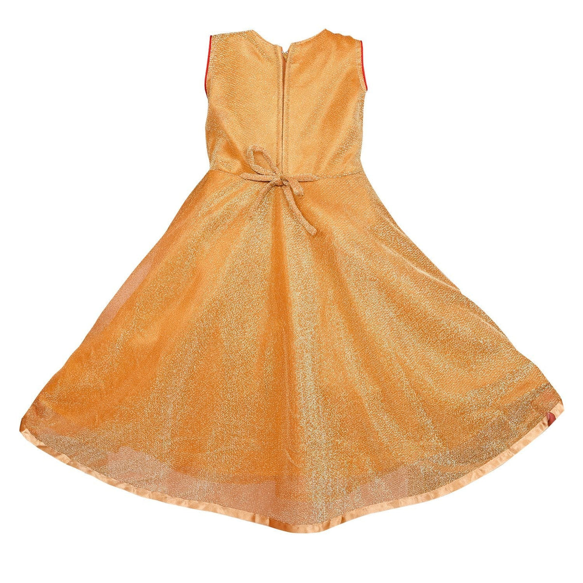 Girls Party Wear Long Dress Birthday Gown for Girls LF135gold