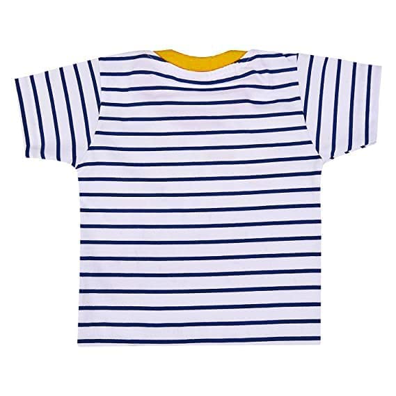 Striped Denim Boys Dungaree Set Online
