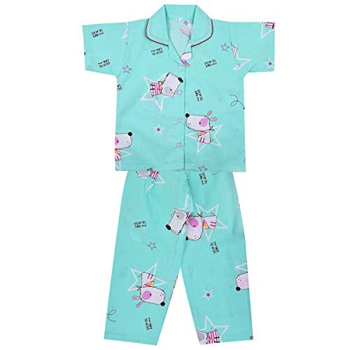 Unisex Printed Top and Bottom Pyjamas Night Dress