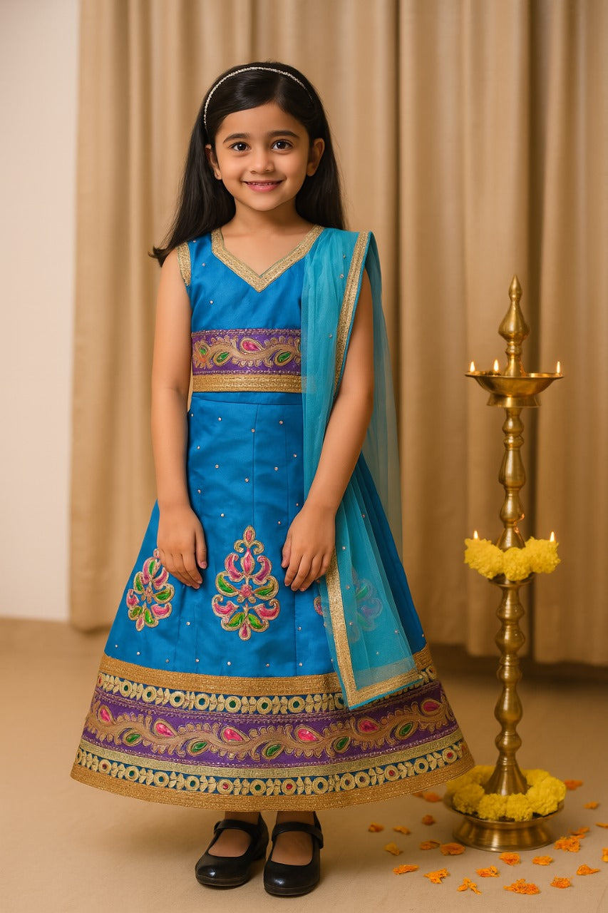 Girl's Leghnga Choli GC 127sblu