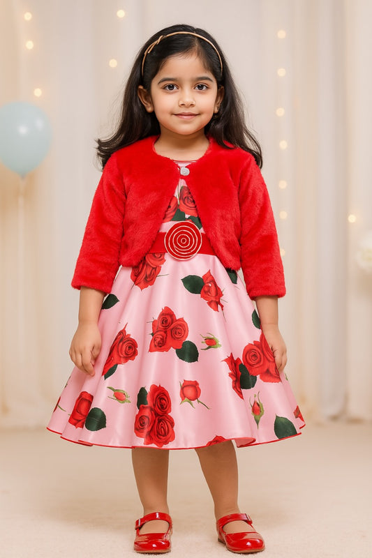 Baby Girls Party Wear Frock Birthday Dress For Girls fe2733rd