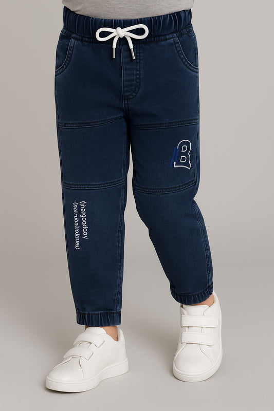 Boys Printed Regular Jeans