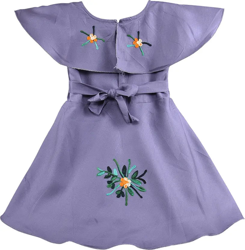 Girls Midi/Knee Length Casual Dress