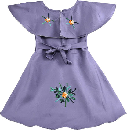 Girls Midi/Knee Length Casual Dress