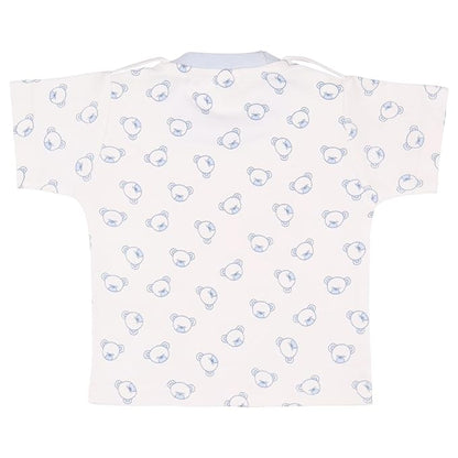 Boys Star Printed Cotton Dungaree Set