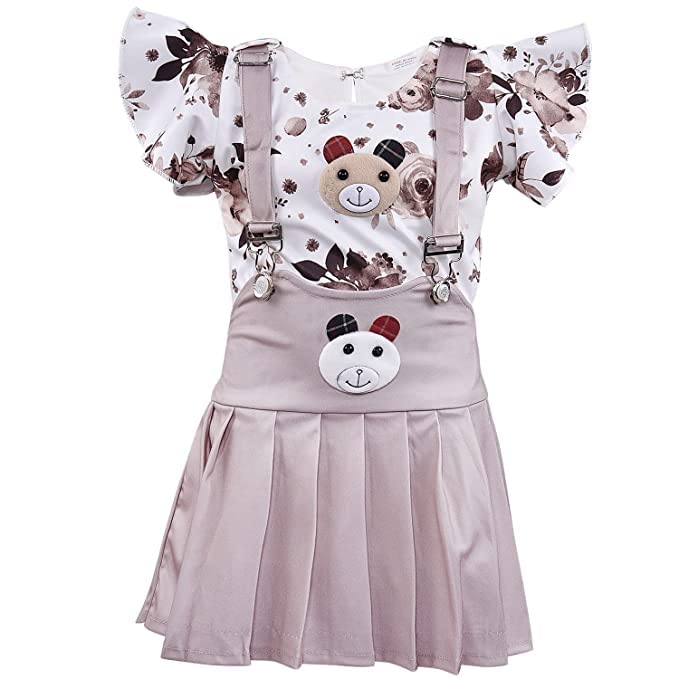 Baby Girls Cotton Dungaree Dress