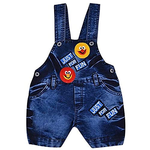Striped Denim Boys Dungaree Set Online