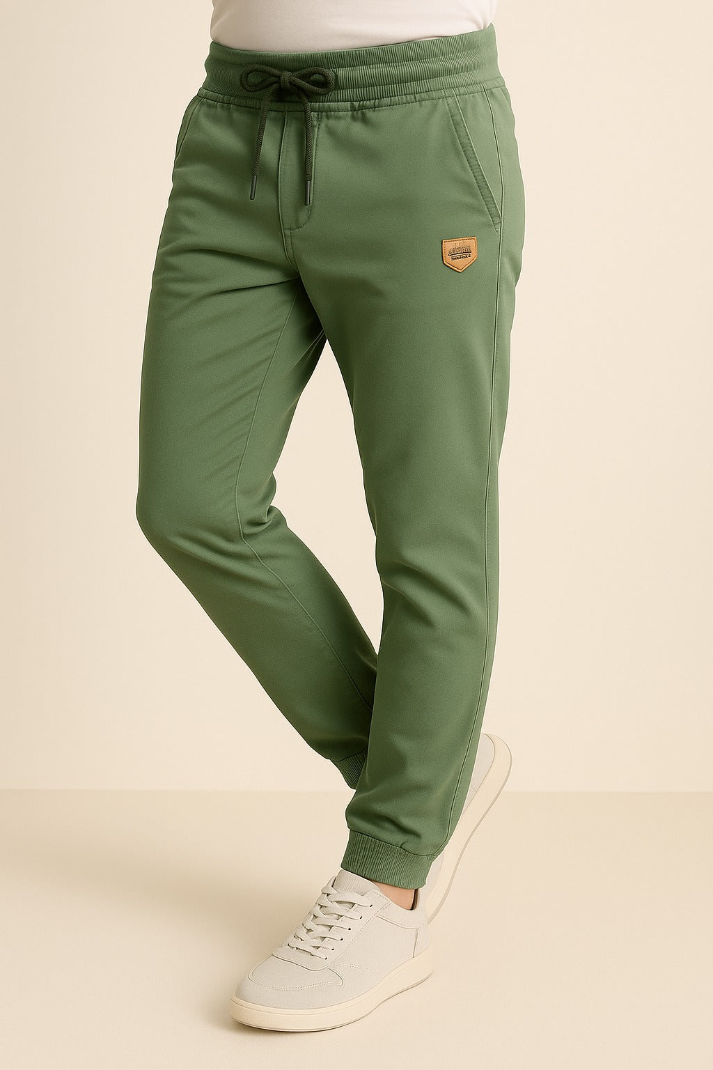 Boys Cotton Elastic Casual Trouser