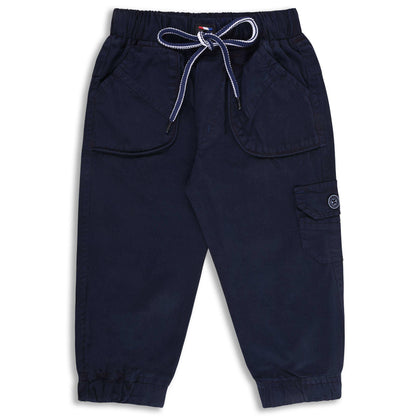Boys Cargo Cotton Elastic Trouser