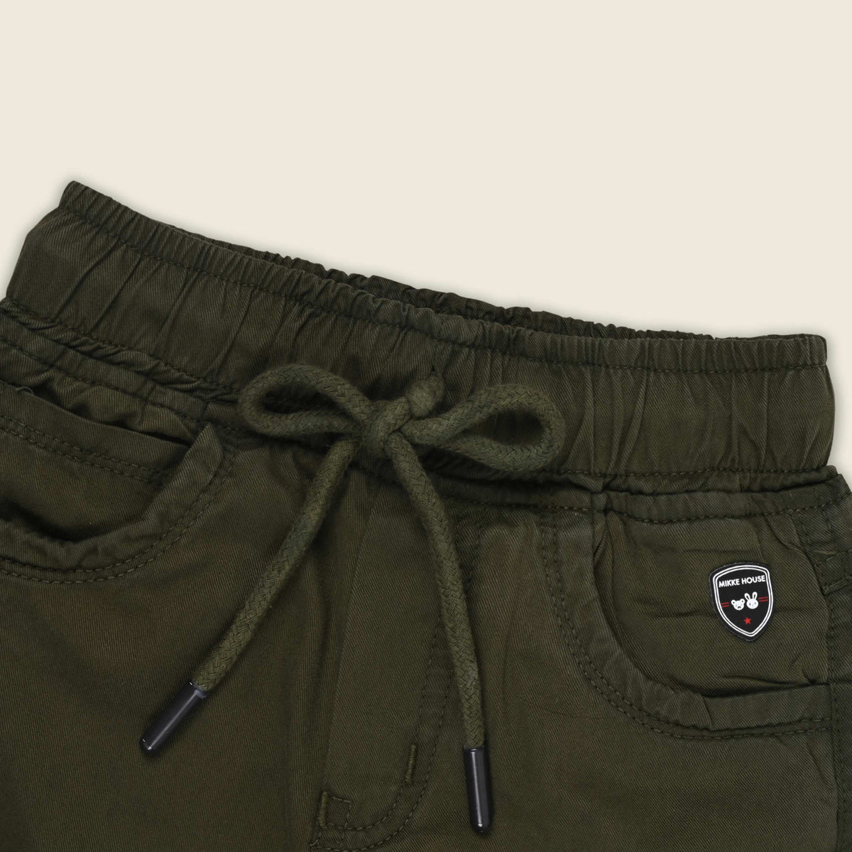 Boys Cotton Denim Cargo Joggers Soft & Stretchable Pants