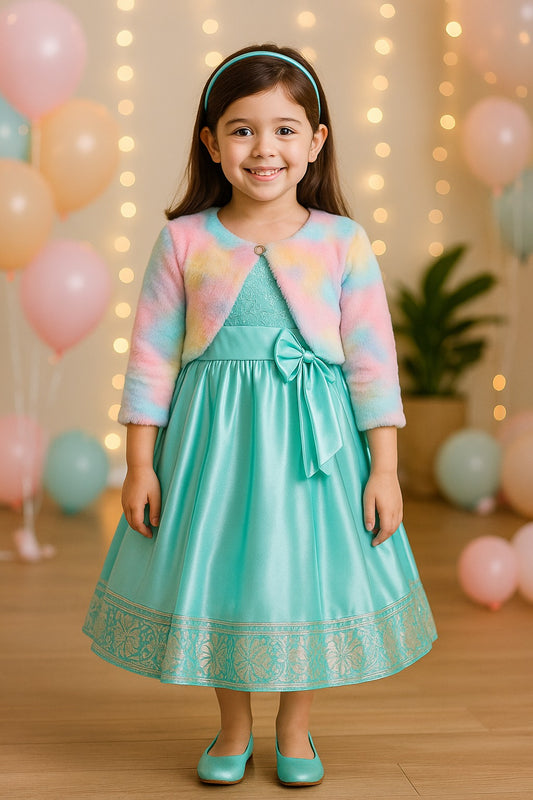 Wish Karo Baby Girls Partywear Frocks Dress With Jacket fe2644sgJKTMLTF