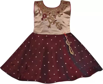 Baby Girls Embroidered Ethnic Dress