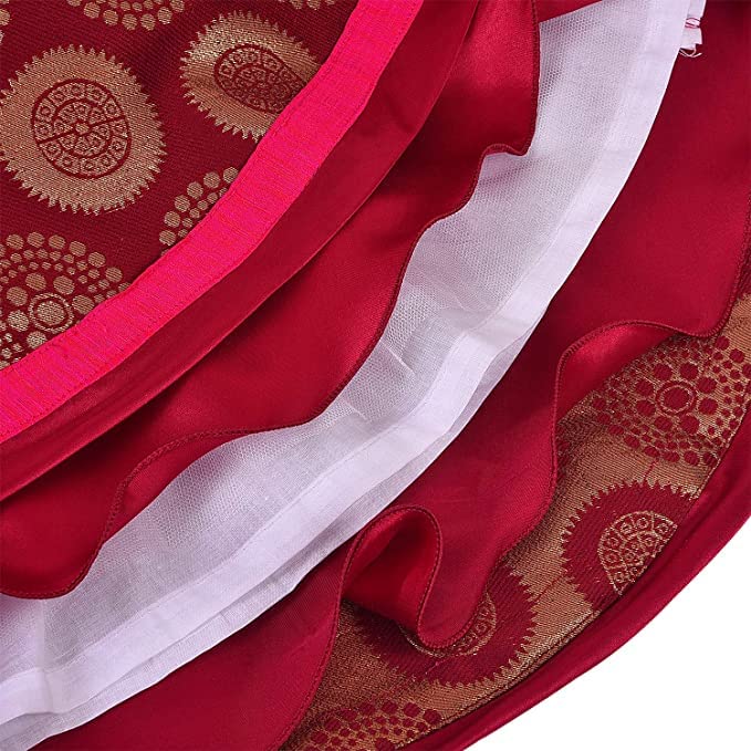 Girls Embroidered Ethnic Dress
