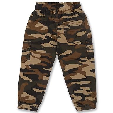 Boys Khaki Regular Fit Jogger Jeans
