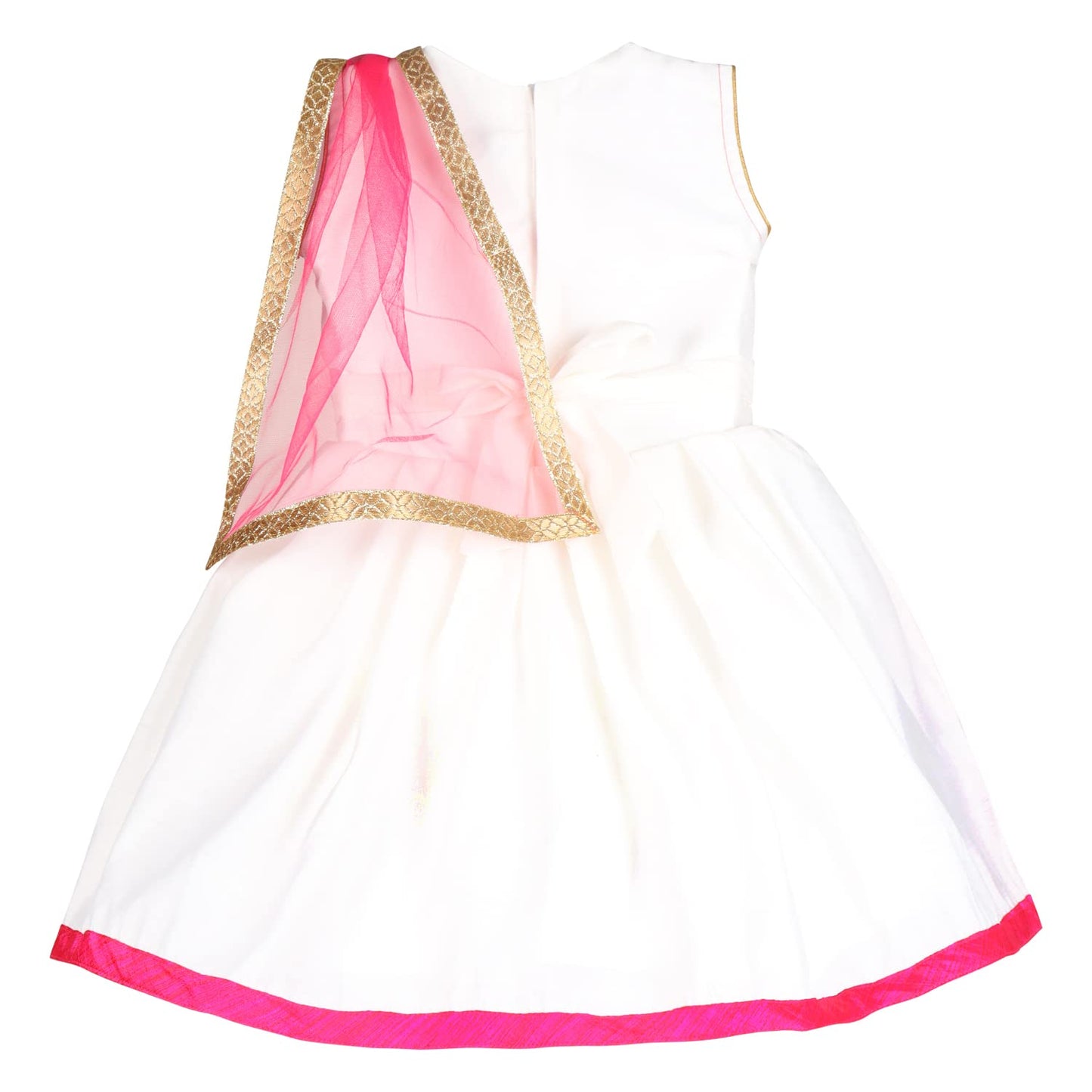 Girls Embroidered Ethnic Half saree dress