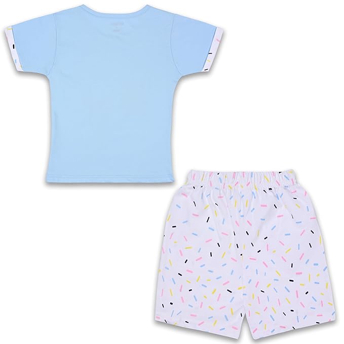 Girls Ice Cream Printed Clothing Set