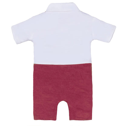 Boys Rompers With Bow-Tie