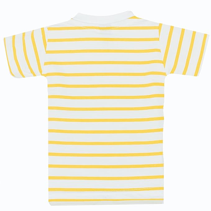 Boys Striped T-shirt and Dungaree Clothing Set