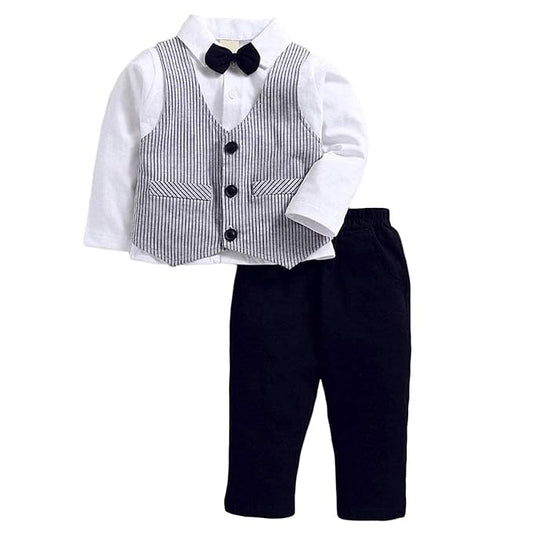 Boys T-Shirt and Pant With Bow-Tie