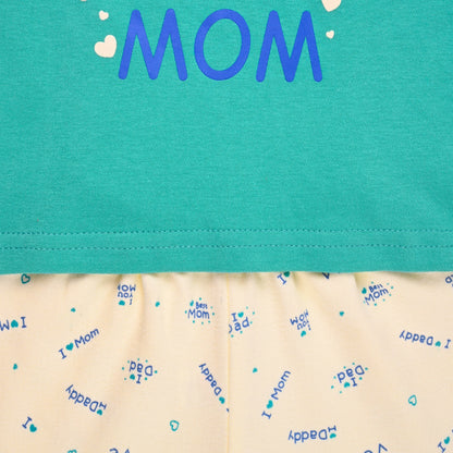 Girls and Boys Printed Top and Bottom Set