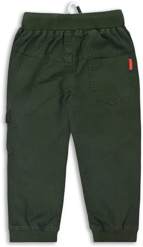 Boys Cargo Cotton Elastic Trouser