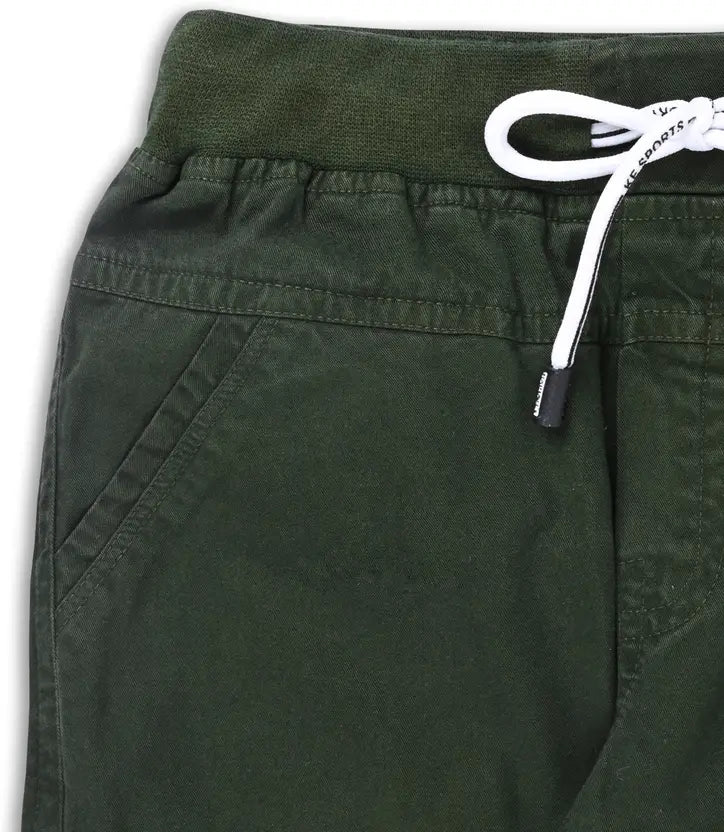 Boys Cargo Cotton Elastic Trouser