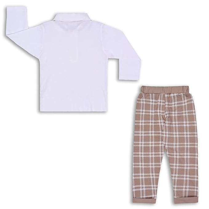 Boys Shirt With Attached Waistcoat and Pant
