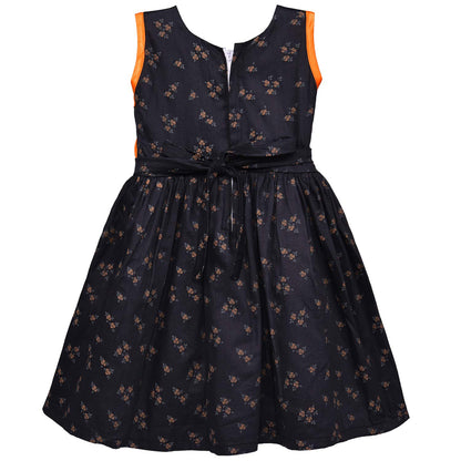 Girls Cotton Floral Summer Dress