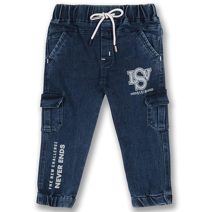 Buy Baby Boys Jeans Online | Unisex Regular Fit Stretchable Joggers