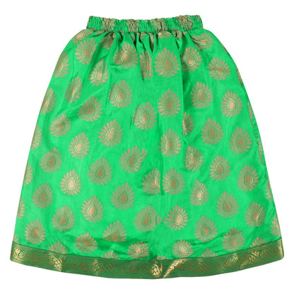 Buy Premium Baby Girls Silk Pattu Pavadai Dress Online