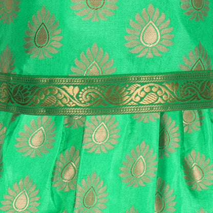 Buy Premium Baby Girls Silk Pattu Pavadai Dress Online