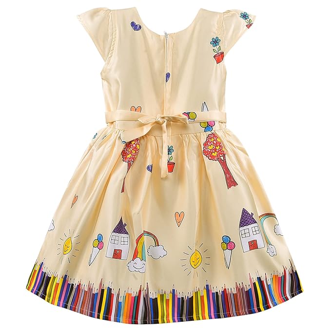 Baby Girls Graphic Print Dress