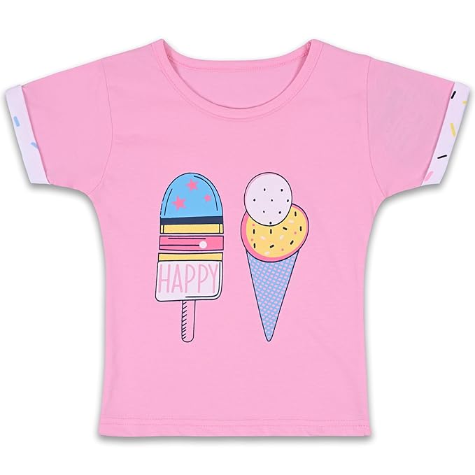 Girls Ice Cream Printed Clothing Set