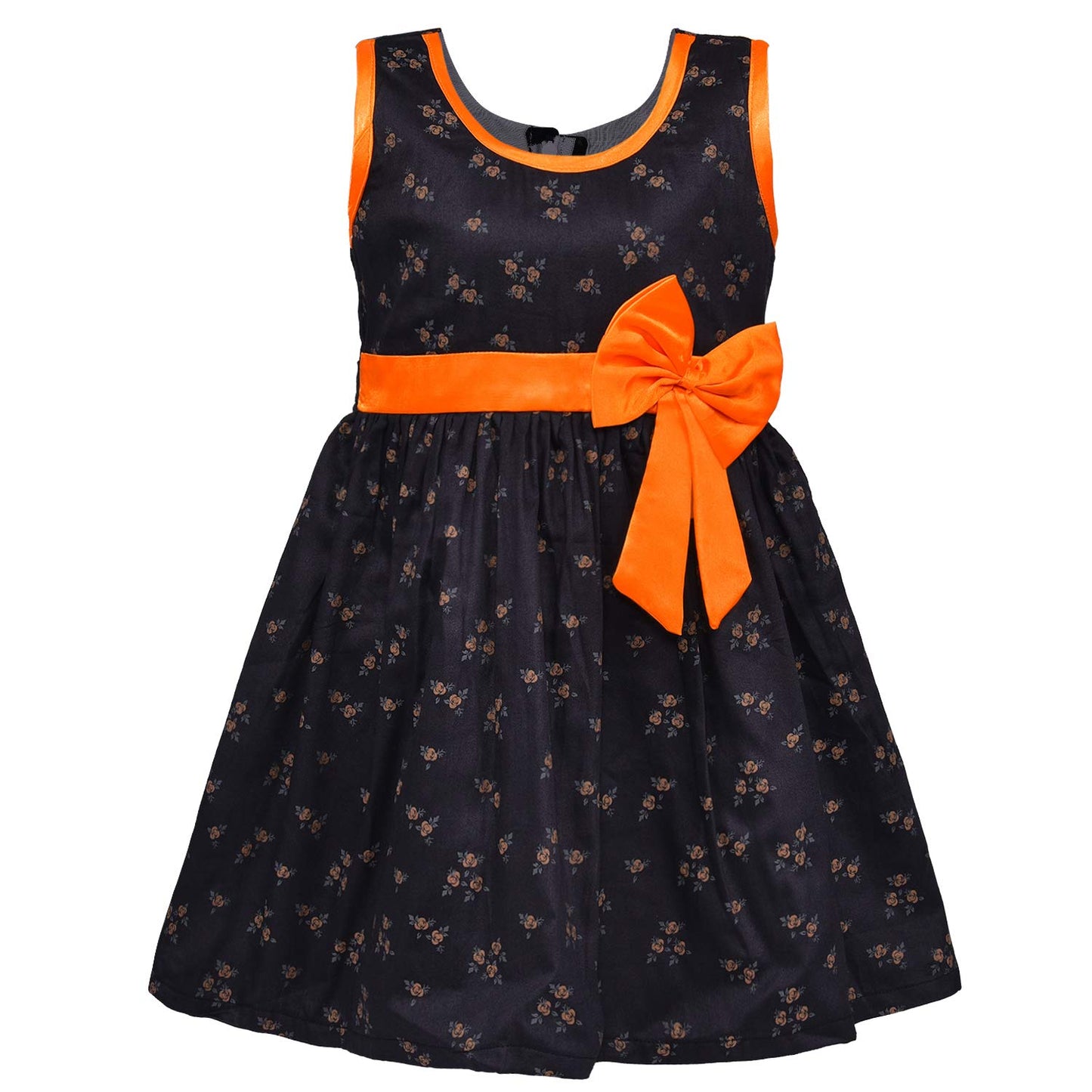 Girls Cotton Floral Summer Dress