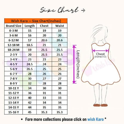 Girls partywear frock