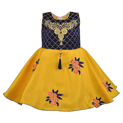 Girls A-line Embroidered Ethnic dress