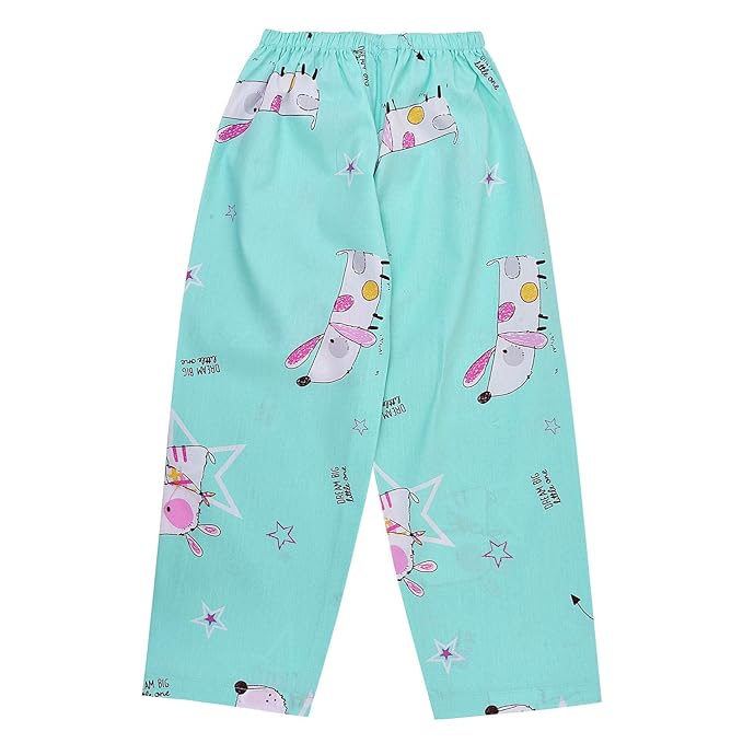 Unisex Printed Top and Bottom Pyjamas Night Dress